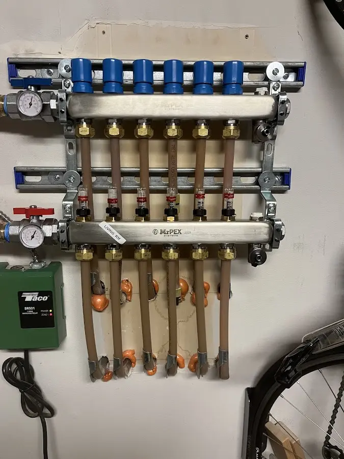 Plumber performing Leak Detection at a residential property in South Harrison